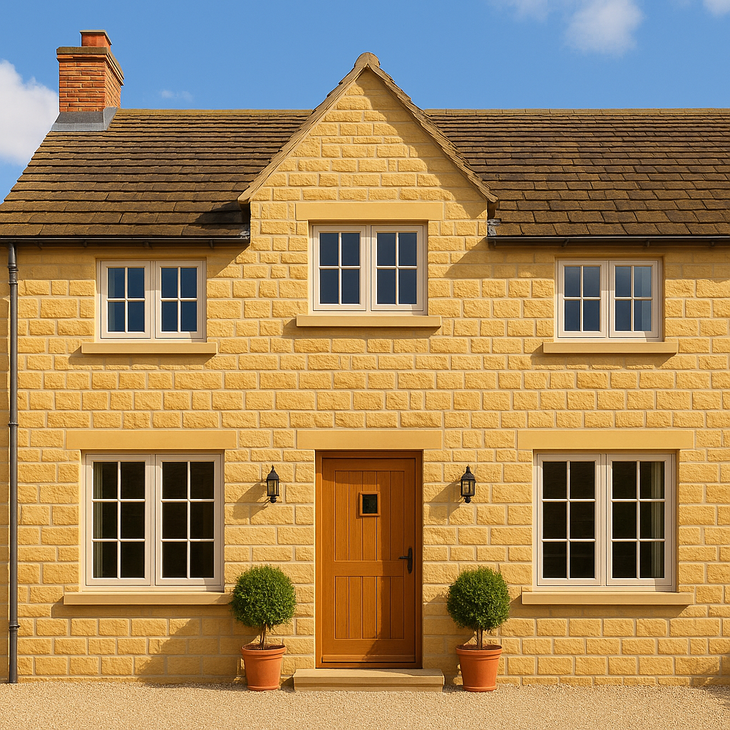 Après — Façade nettoyée — Granville