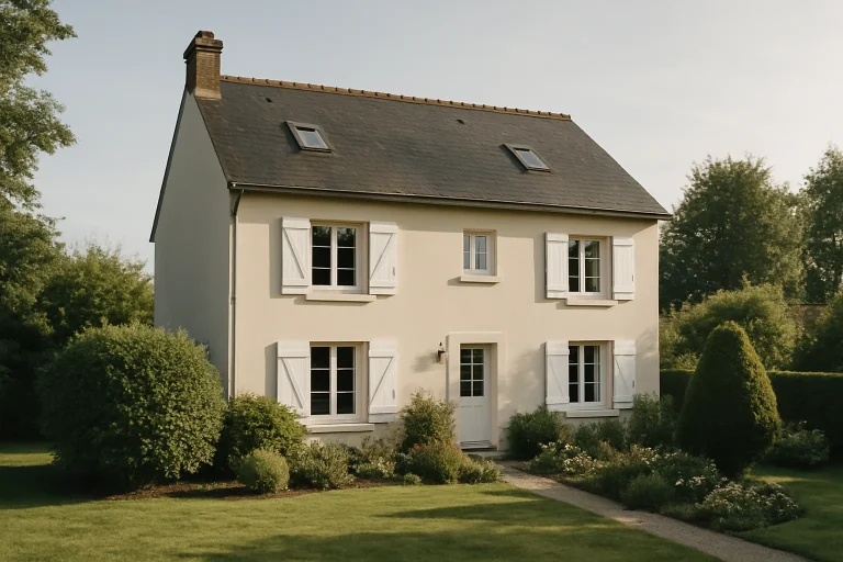 Maison propre à Avranches avec jardin soigné, prête pour la vente