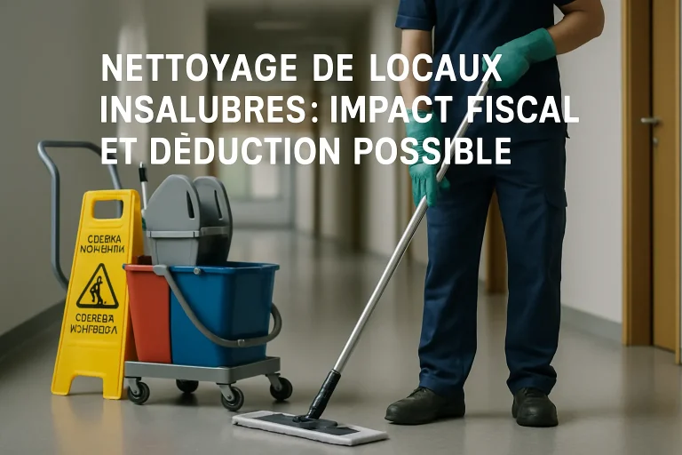Nettoyage de Locaux Insalubres : Impact Fiscal et Déduction Possible